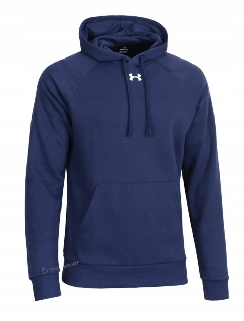 UNDER ARMOUR OCIEPLANA MĘSKA BLUZA Z KAPTUREM KANGURKA BAWEŁNA / rozm XXL