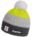 MARKOWA CIEPŁA CZAPKA ZIMOWA EISBAR STAR POMPON MU 403346 950 WEŁNA MERINO