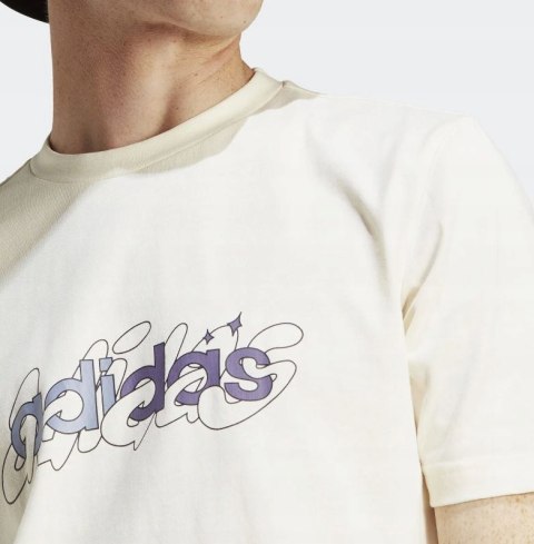 ADIDAS WYGODNA KOSZULKA T-SHIRT BAWEŁNIANA ILLUSTRATED LINEAR GRAPHIC XL ADIDAS WYGODNA KOSZULKA T-SHIRT BAWEŁNIANA ILLUSTRATED LINEAR GRAPHIC XL