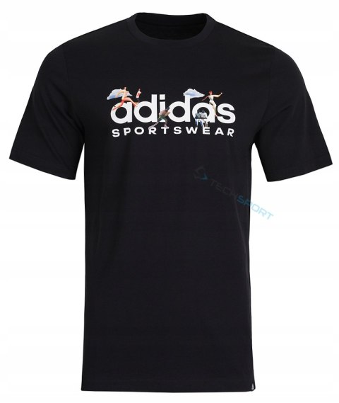 ADIDAS WYGODNA KOSZULKA T-SHIRT BAWEŁNIANA LANDSCAPE SPORTSWEAR GRAPHIC M