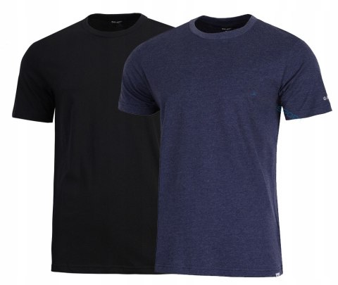 2x HI-TEC KOSZULKA BAWEŁNIANA T-SHIRT PLAIN DWUPAK R. XXL