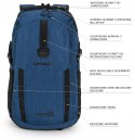 WENTYLOWANY PLECAK MIEJSKI CAMPUS CASSINI 30L