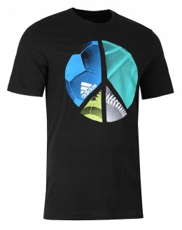 ADIDAS KOSZULKA T-SHIRT BAWEŁNA M GRAPHIC R.M