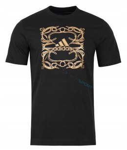 ADIDAS WYGODNA KOSZULKA T-SHIRT BAWEŁNIANA METALIC GRAPHIC XL