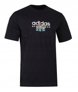 ADIDAS WYGODNA KOSZULKA T-SHIRT BAWEŁNIANA CODES LINEAR XS