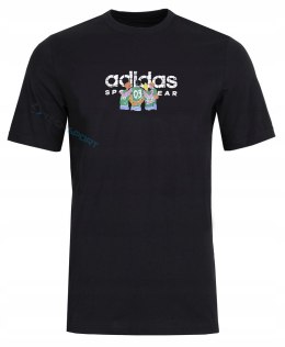 ADIDAS WYGODNA KOSZULKA T-SHIRT BAWEŁNIANA CODES LINEAR XS