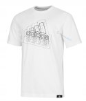 ADIDAS WYGODNA KOSZULKA T-SHIRT BAWEŁNIANA TECH BOS GRAPHIC XS