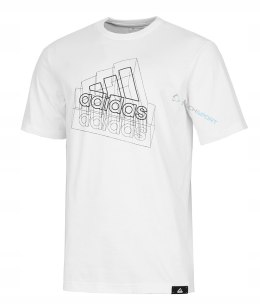 ADIDAS WYGODNA KOSZULKA T-SHIRT BAWEŁNIANA TECH BOS GRAPHIC XS