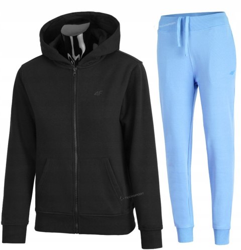 4F OCIEPLANY DAMSKI DRES BAWEŁNA KOMPLET BLUZA SPODNIE / rozm XS 4F OCIEPLANY DAMSKI DRES BAWEŁNA KOMPLET BLUZA SPODNIE / rozm XS