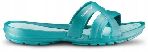 AQUA SPEED DAMSKIE KLAPKI BASENOWE PLAŻOWE SPORTOWE 38 AQUA SPEED DAMSKIE KLAPKI BASENOWE PLAŻOWE SPORTOWE 38