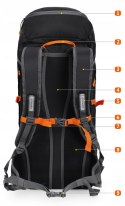 PLECAK TREKKINGOWY CAMPUS FALCON 40L+10