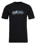 ADIDAS WYGODNA KOSZULKA T-SHIRT BAWEŁNIANA ILLUSTRATED LINEAR GRAPHIC L