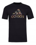 ADIDAS WYGODNA KOSZULKA T-SHIRT BAWEŁNIANA CAMO BOS GRAPHIC TEE L