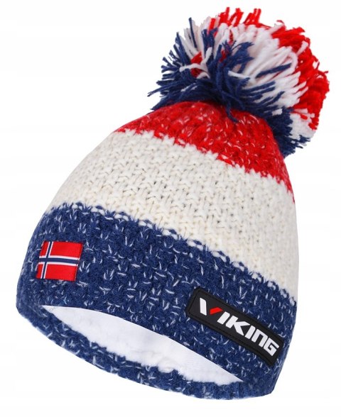 VIKING CORNET CIEPŁA MĘSKA CZAPKA ZIMOWA NORWEGIA NORWAY WEŁNA MERINO