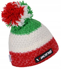 VIKING CORNET CIEPŁA MĘSKA CZAPKA ZIMOWA WŁOCHY ITALY WEŁNA MERINO