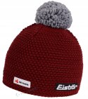 MARKOWA CIEPŁA CZAPKA ZIMOWA EISBAR JAMIE POMPON MU 043 WEŁNA MERINO