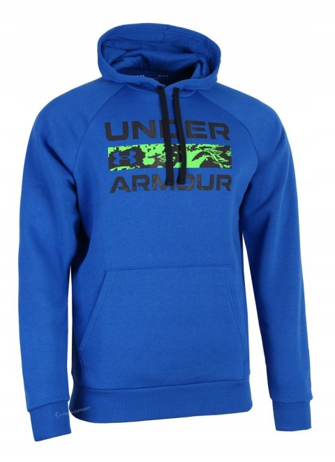 UNDER ARMOUR OCIEPLANA MĘSKA BLUZA Z KAPTUREM BAWEŁNA / rozm XL