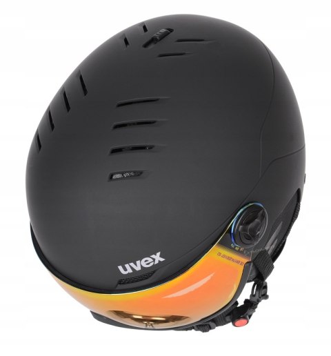 UVEX KASK WYGODNY NARCIARSKI SNOWBOARDOWY Z SZYBĄ GOGLAMI rozm 58-61cm UVEX KASK WYGODNY NARCIARSKI SNOWBOARDOWY Z SZYBĄ GOGLAMI rozm 58-61cm