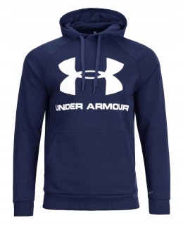 UNDER ARMOUR OCIEPLANA MĘSKA BLUZA Z KAPTUREM BAWEŁNA / rozm L