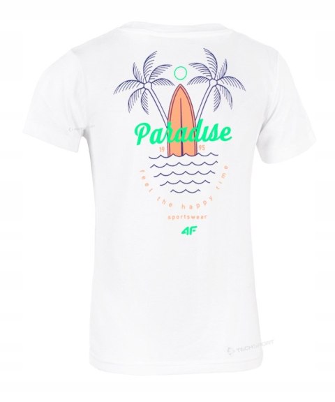 4F CHŁOPIĘCA KOSZULKA T-SHIRT BAWEŁNA / rozm 134