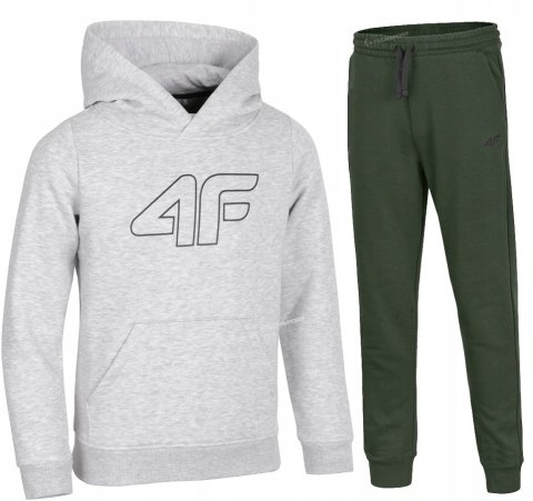 4F OCIEPLANY CHŁOPIĘCY DRES KOMPLET BLUZA SPODNIE / rozm 152