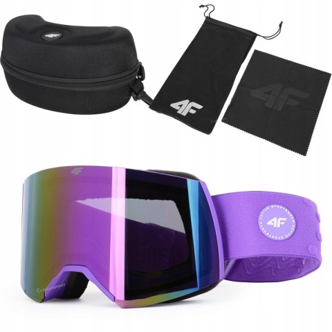 4F GOGLE NARCIARSKIE SNOWBOARDOWE LUSTRZANKI filtr S3