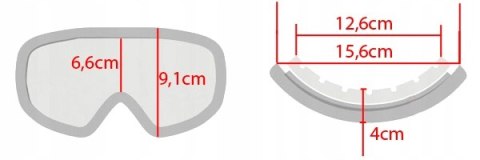 4F GOGLE NARCIARSKIE SNOWBOARDOWE LUSTRZANKI filtr S3 4F GOGLE NARCIARSKIE SNOWBOARDOWE LUSTRZANKI filtr S3