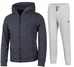 4F OCIEPLANY CHŁOPIĘCY DRES KOMPLET BLUZA SPODNIE / rozm 164