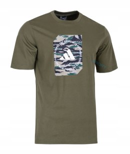 ADIDAS WYGODNA KOSZULKA MĘSKA BAWEŁNIANA T-SHIRT CAMO SHAPE GRAPH L
