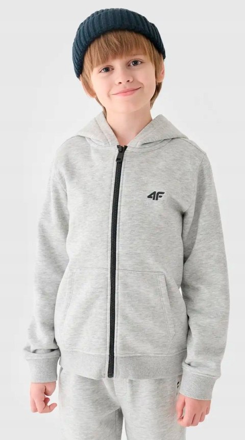 4F OCIEPLANA CHŁOPIĘCA BLUZA ROZPINANA Z KAPTUREM / rozm 134 4F OCIEPLANA CHŁOPIĘCA BLUZA ROZPINANA Z KAPTUREM / rozm 134