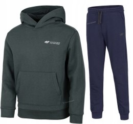 4F OCIEPLANY CHŁOPIĘCY DRES KOMPLET BLUZA SPODNIE / rozm 152