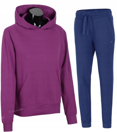 4F DAMSKI DRES BAWEŁNA KOMPLET BLUZA SPODNIE / rozm XS