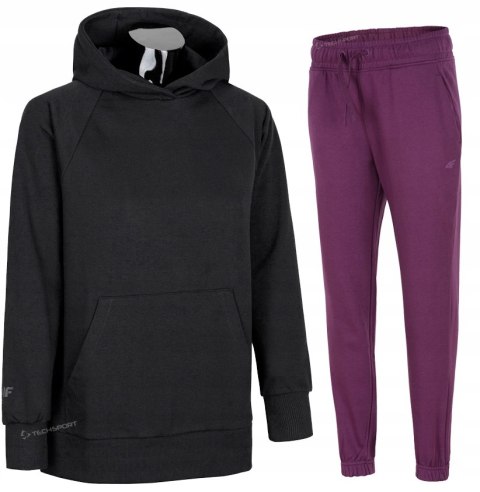4F DAMSKI DRES BAWEŁNA KOMPLET BLUZA SPODNIE / rozm S