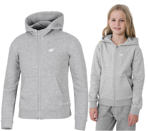 4F OCIEPLANA DZIEWCZĘCA BLUZA Z KAPTUREM ROZPINANA / rozm 146 4F OCIEPLANA DZIEWCZĘCA BLUZA Z KAPTUREM ROZPINANA / rozm 146