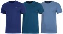4F ZESTAW 3szt. 3-PAK MĘSKA KOSZULKA T-SHIRT 100% BAWEŁNA / rozm L