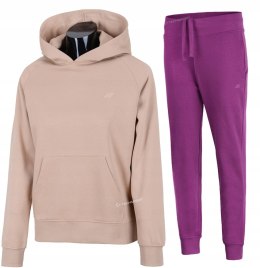 4F DAMSKI DRES BAWEŁNA KOMPLET BLUZA SPODNIE / rozm S