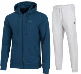 4F MĘSKI DRES BAWEŁNA KOMPLET BLUZA SPODNIE / rozm M