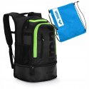 ARENA FASTPACK 3.0 CZARNY 40L - FUNKCJONALNY PLECAK SPORTOWY NA BASEN