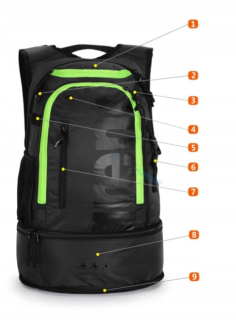 ARENA FASTPACK 3.0 CZARNY 40L - FUNKCJONALNY PLECAK SPORTOWY NA BASEN ARENA FASTPACK 3.0 CZARNY 40L - FUNKCJONALNY PLECAK SPORTOWY NA BASEN