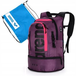 ARENA FASTPACK 3.0 FIOLETOWY 40L - FUNKCJONALNY PLECAK SPORTOWY NA BASEN