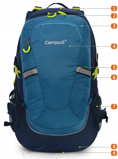 PLECAK TURYSTYCZNY CAMPUS HORTON 30L - TREKKING, WYPRAWY, ODDYCHAJĄCY PLECAK TURYSTYCZNY CAMPUS HORTON 30L - TREKKING, WYPRAWY, ODDYCHAJĄCY