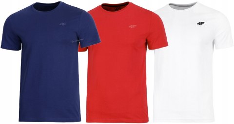 4F ZESTAW 3szt. MĘSKA KOSZULKA T-SHIRT 100% BAWEŁNA / rozm XXXL 3XL
