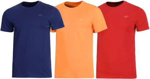 4F ZESTAW 3szt. MĘSKA KOSZULKA T-SHIRT 100% BAWEŁNA / rozm XXXL 3XL 4F ZESTAW 3szt. MĘSKA KOSZULKA T-SHIRT 100% BAWEŁNA / rozm XXXL 3XL