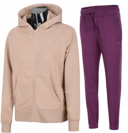 4F DAMSKI DRES BAWEŁNA KOMPLET BLUZA SPODNIE / rozm XS