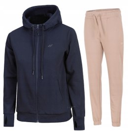 4F OCIEPLANY DAMSKI DRES BAWEŁNA KOMPLET BLUZA SPODNIE / rozm XS