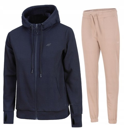 4F OCIEPLANY DAMSKI DRES BAWEŁNA KOMPLET BLUZA SPODNIE / rozm XS 4F OCIEPLANY DAMSKI DRES BAWEŁNA KOMPLET BLUZA SPODNIE / rozm XS