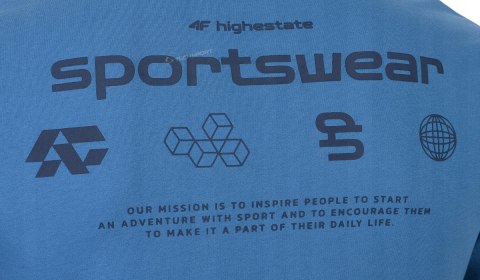 4F MĘSKA KOSZULKA T-SHIRT BAWEŁNA / rozm L 4F MĘSKA KOSZULKA T-SHIRT BAWEŁNA / rozm L