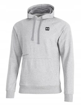 UNDER ARMOUR OCIEPLANA MĘSKA BLUZA Z KAPTUREM KANGURKA BAWEŁNA / rozm XL