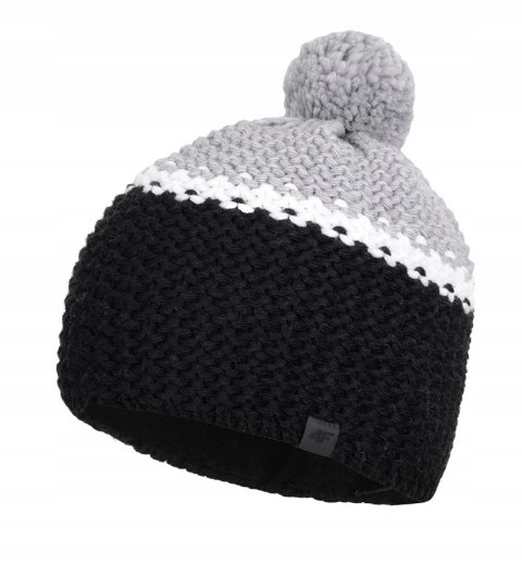 4F GRUBA WEŁNIANA CZAPKA ZIMOWA CAD013 / rozm M 4F GRUBA WEŁNIANA CZAPKA ZIMOWA CAD013 / rozm M