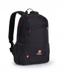 CAMPUS BLANE 18L- LEKKI PLECAK MIEJSKI SPORTOWY UNISEX CZARNY